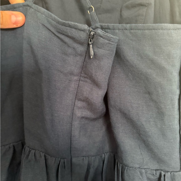 Abercrombie & Fitch Linen-Blend Midi Dress - Picture 5 of 9